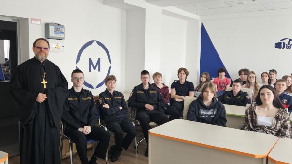 Беседа со студентами Красногорских средних специальных учебных заведений