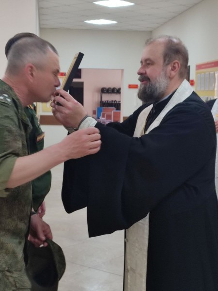 Освящение казармы 