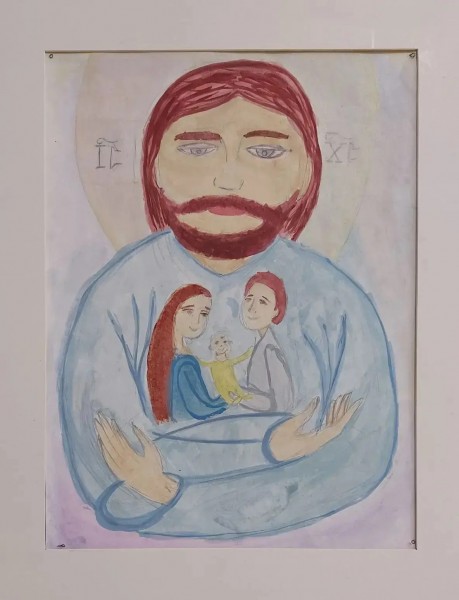 Выставка детских рисунков в Знаменском храме г. Красногорска
