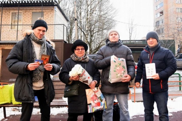 Поздравление ветеранов ВОВ