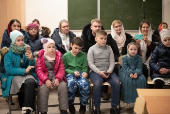 Встреча в Воскресной школе с правнучкой священномученика Петра (Скипетрова)