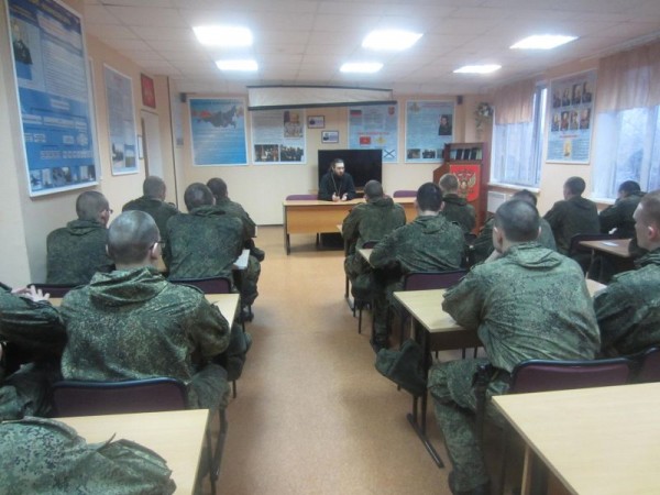 Беседа с военнослужащими