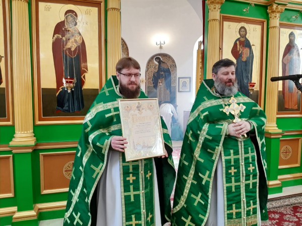 Престольный праздник в Данииловском храме пос. Нахабино